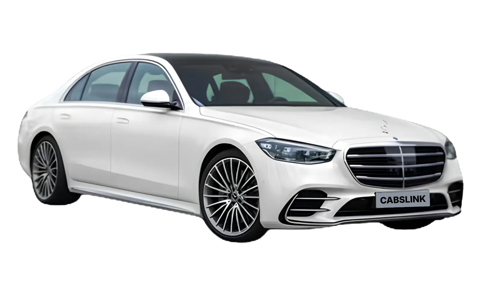 Luxury Saloon class vehicle, such as a Mercedes-Benz S-Class or BMW 7 Series