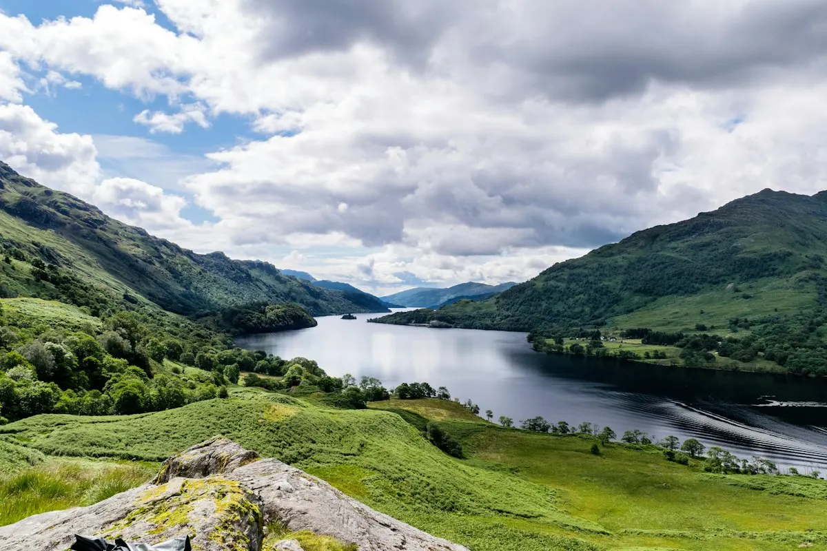 Urquhart Castle ruins on the shores of Loch Ness